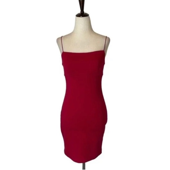 Urban Outfitters Red Bodycon Mini Dress - Picture 2 of 3